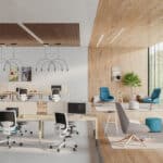 Professional workspace with modern office furniture in Malta