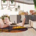 Elegant visitor lounge chairs for modern workplaces in Malta
