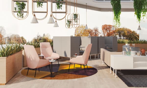 Elegant visitor lounge chairs for modern workplaces in Malta