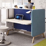 coloured stand up desk