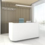 Cosy modern reception unit
