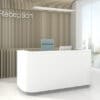Cosy modern reception unit