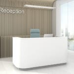 Cosy modern reception unit