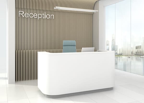 Cosy modern reception unit