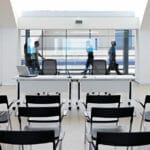 TRAMA folding meeting tables