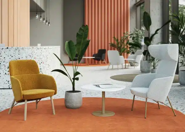 Contemporary WINX lounge chair for stylish office and reception spaces