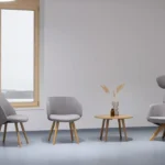 Reception seating with contemporary armchairs for Malta offices
