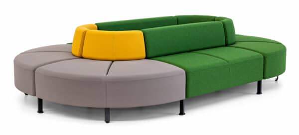 Bend soft seating