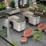 office chairs malta - Leaf Acoustic sofa