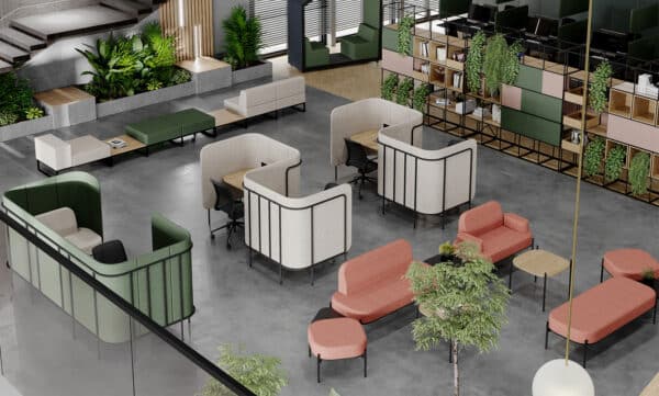office chairs malta - Leaf Acoustic sofa