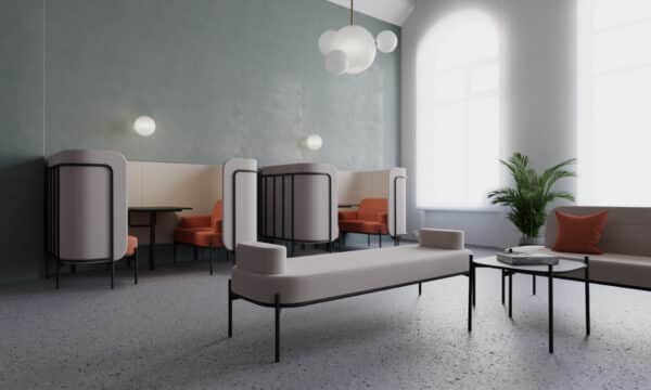 reception area seating malta - Leaf Acoustic sofa