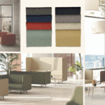 Custom sofa fabric choices for modern office space in Malta