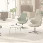 CHECK chair collection showcased in modern Malta office interiors