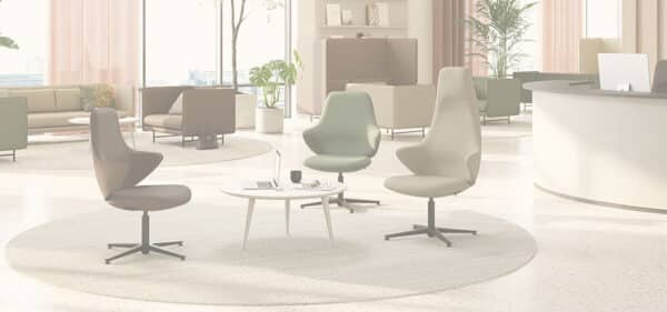 CHECK chair collection showcased in modern Malta office interiors