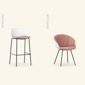 Modern SHUFFLE chairs designed for Malta office seating needs
