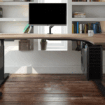 Modern height adjustable desk with ergonomic chair for Malta offices