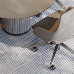 Sandie executive chair with stylish upholstered finish for collaborative workspaces