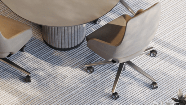 Sandie executive chair with stylish upholstered finish for collaborative workspaces
