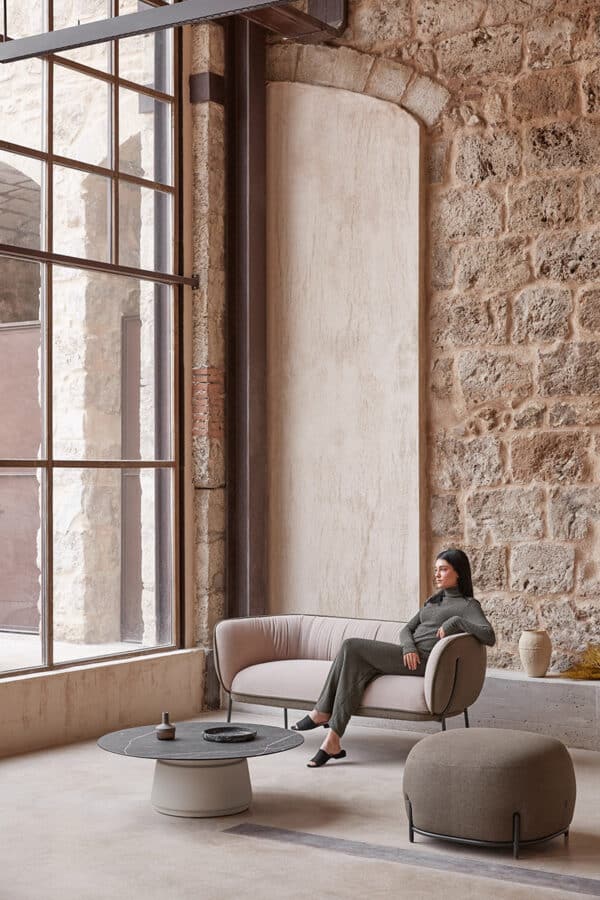 Dorik café table for stylish lounge spaces in Malta