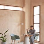 Dorik café table for elegant terrace seating in Malta