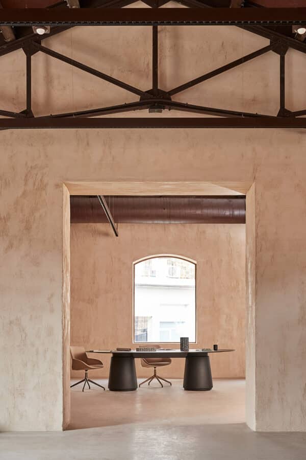 Spacious office conference table setup in modern design Malta