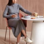 Dorik stone top conference table with elegant design for executive meeting spaces