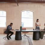 Malta Office Chairs around a stylish conference table