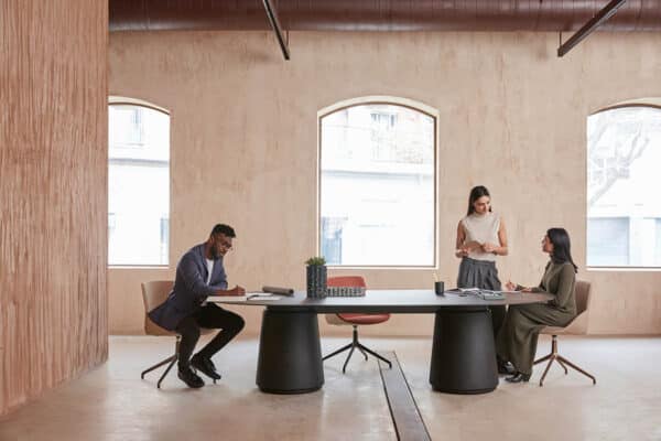 Malta Office Chairs around a stylish conference table