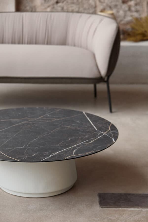 Stone-look Dorik café table - BSL Lifestyles Malta