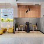 Elegant Dorik café table for flexible workspaces in Malta