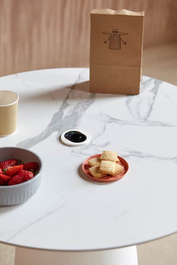 Marble top Dorik cafe table for stylish spaces in Malta