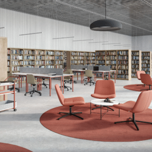 Modern lounge armchairs with coffee tables for offices, Malta