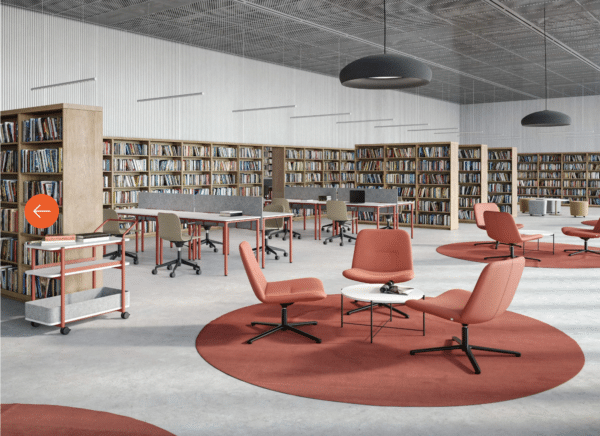 Modern lounge armchairs with coffee tables for offices, Malta