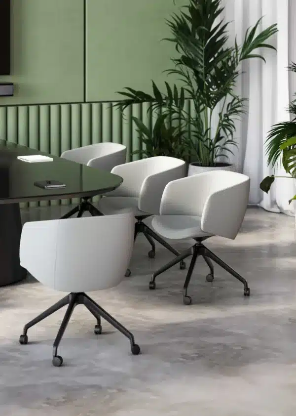 Conference chairs around meeting table for modern offices in Malta