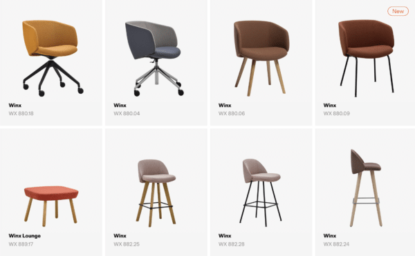 Winx office chair designs for professional workplaces, Malta