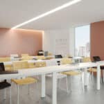 Colectiva table solution for dynamic collaborative work environments