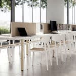Colectiva contemporary table for adaptable meeting and learning spaces