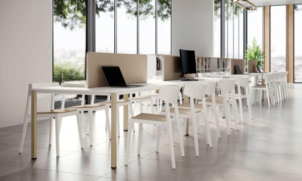 Colectiva contemporary table for adaptable meeting and learning spaces