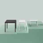 Colectiva multipurpose table for flexible conference and workspace layouts