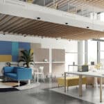 Colectiva meeting and conference table in a modern collaborative workspace