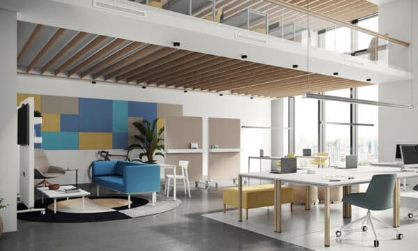 Colectiva meeting and conference table in a modern collaborative workspace