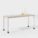 Professional office desk with castor base in Malta - BSL Lifestyles