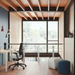 Stylish workspace featuring a modern office desk in Malta