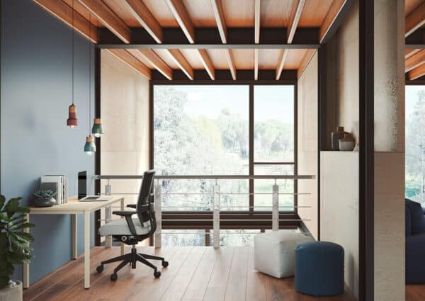 Stylish workspace featuring a modern office desk in Malta