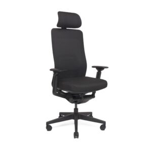 Executive office chair with headrest, Malta Office Chairs range